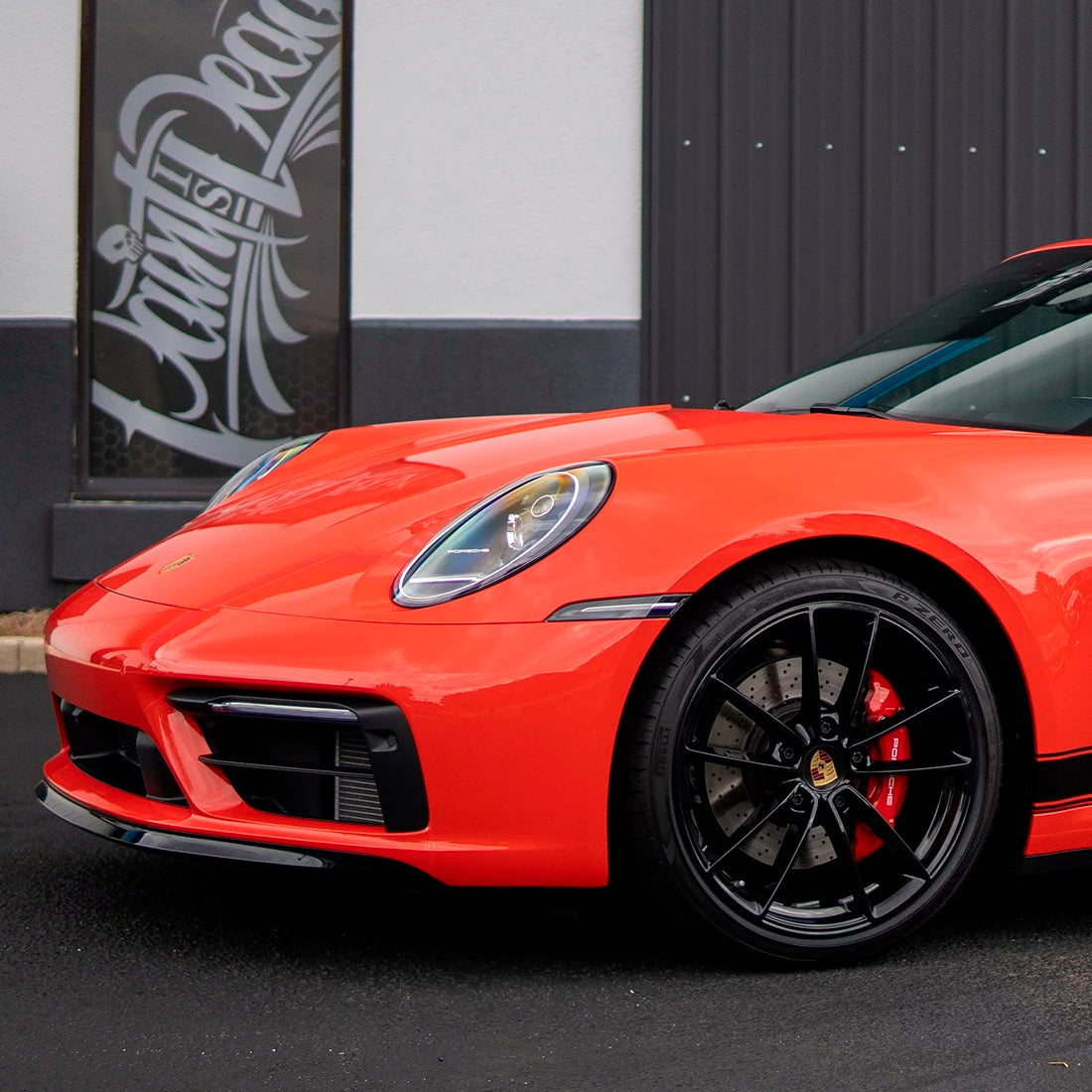 Super Gloss Orange Lava Orange Vinyl Wrap (CG24-HD)