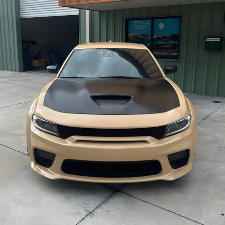 High Gloss Leather Beige Vinyl Wrap (CG52-HD)