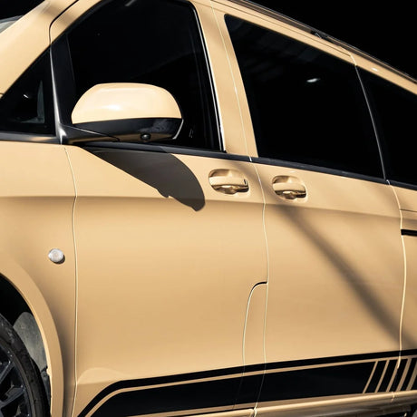High Gloss Leather Beige Vinyl Wrap (CG52-HD)