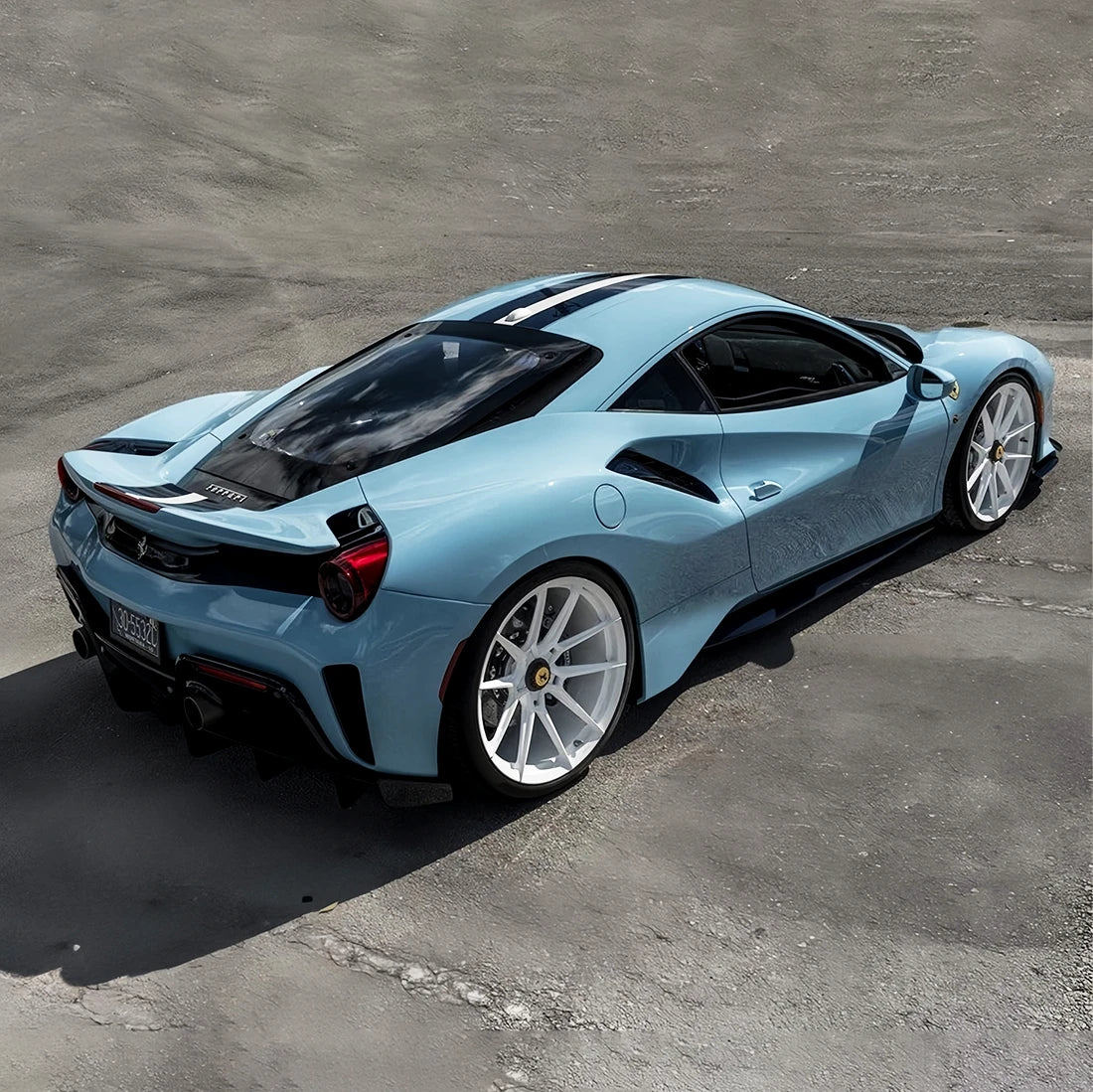 Super Gloss Yacht Blue Vinyl Wrap (CG28-HD)