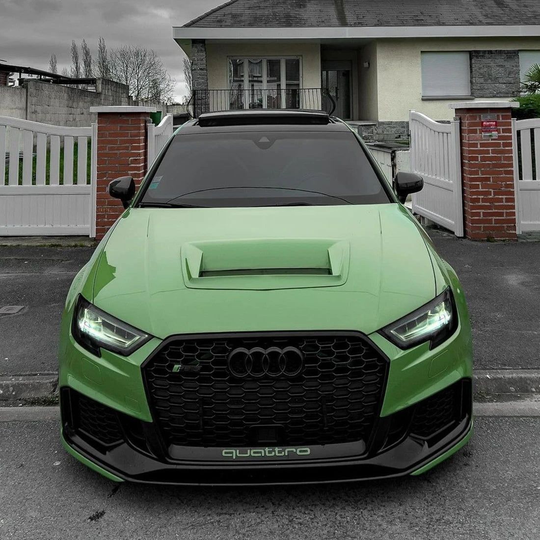 High Gloss French Olive Green Vinyl Wrap (CG31-HD)