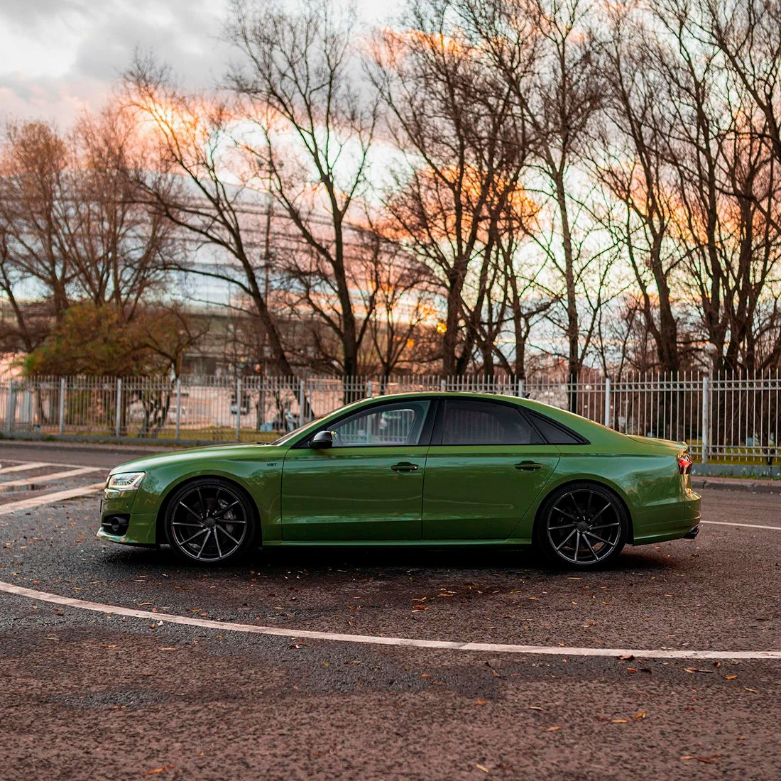 High Gloss French Olive Green Vinyl Wrap (CG31-HD)