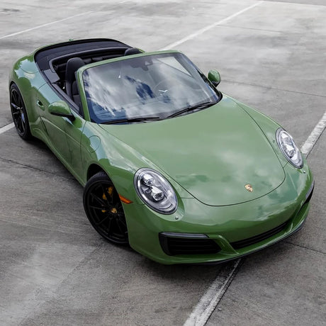 High Gloss French Olive Green Vinyl Wrap (CG31-HD)