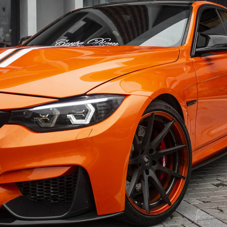 High Gloss Tangerine Orange Vinyl Wrap (CG40-HD)