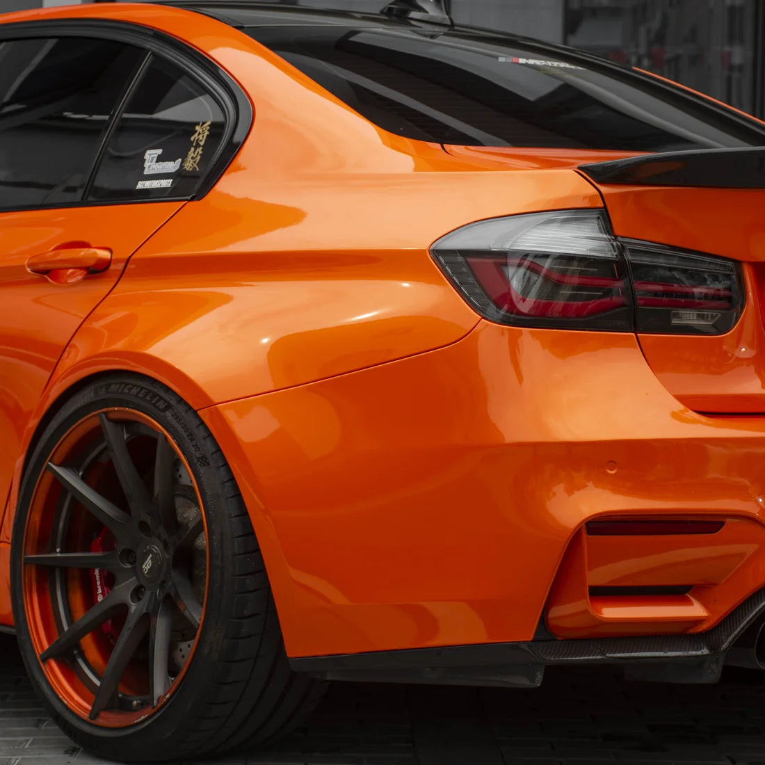 High Gloss Tangerine Orange Vinyl Wrap (CG40-HD)