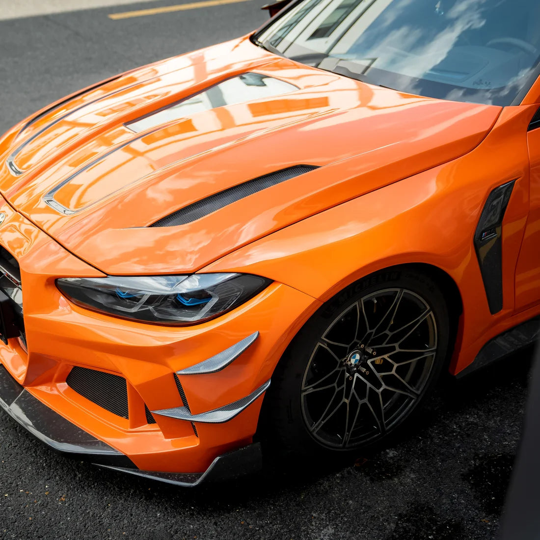 High Gloss Tangerine Orange Vinyl Wrap (CG40-HD)