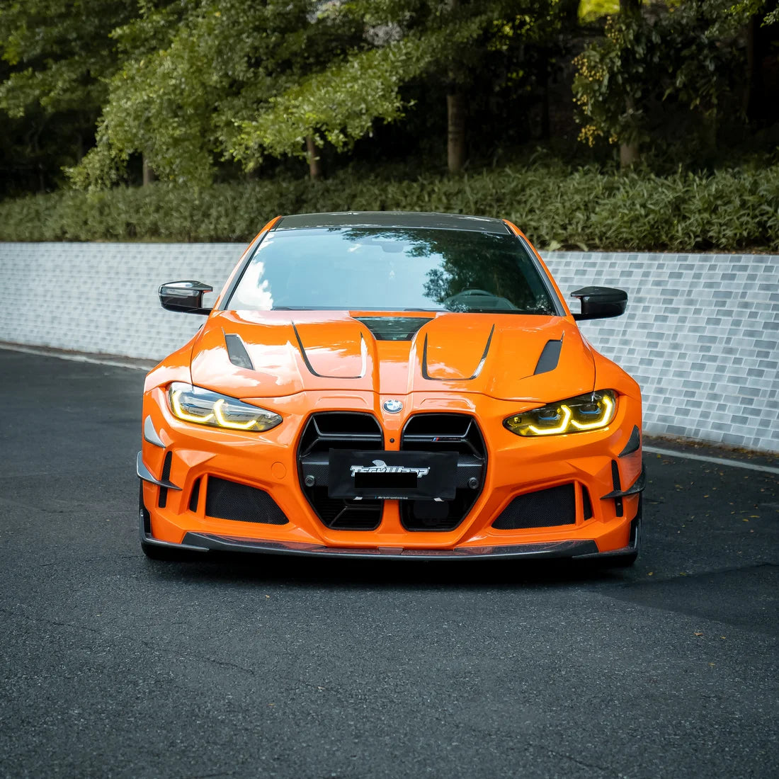 High Gloss Tangerine Orange Vinyl Wrap (CG40-HD)