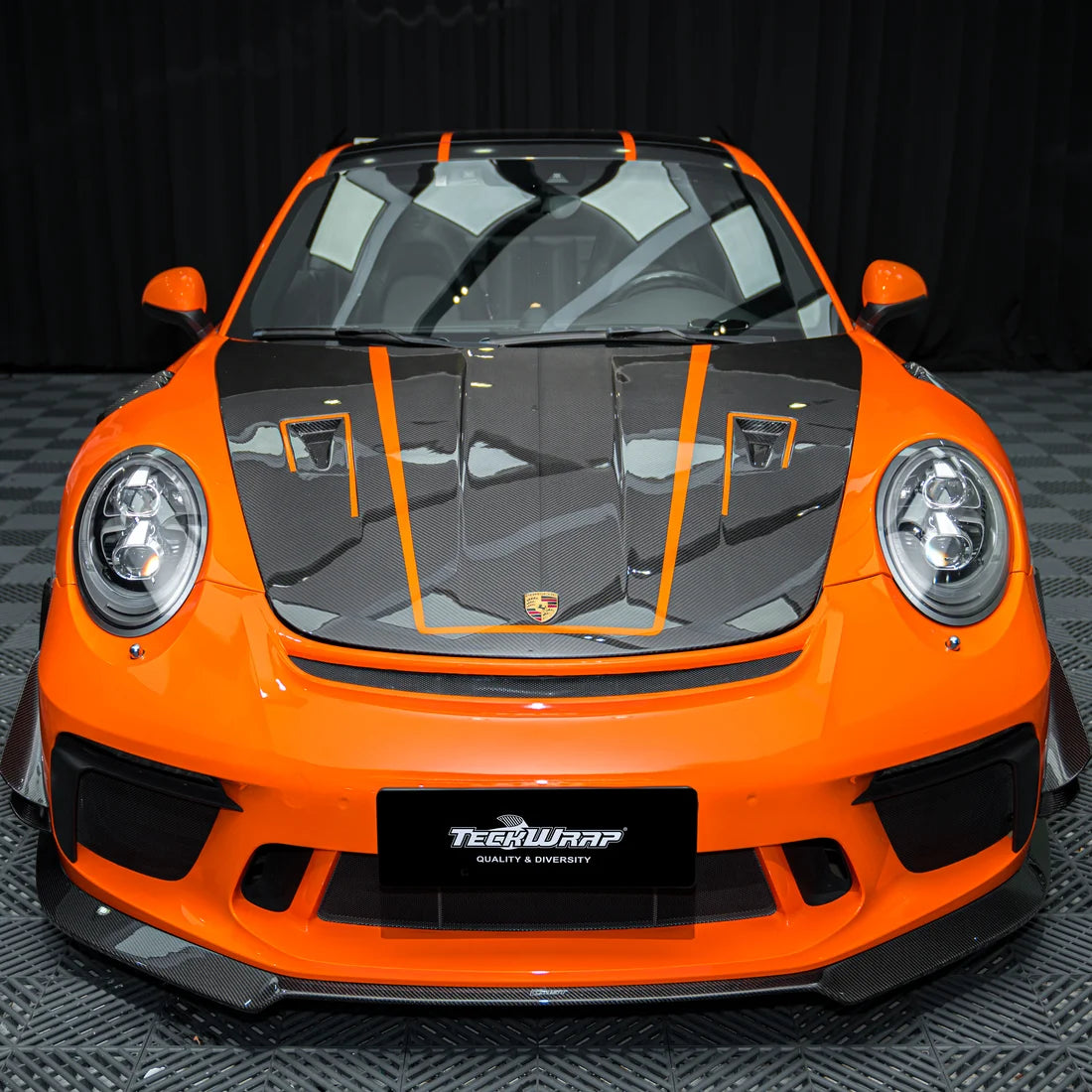 High Gloss Tangerine Orange Vinyl Wrap (CG40-HD)