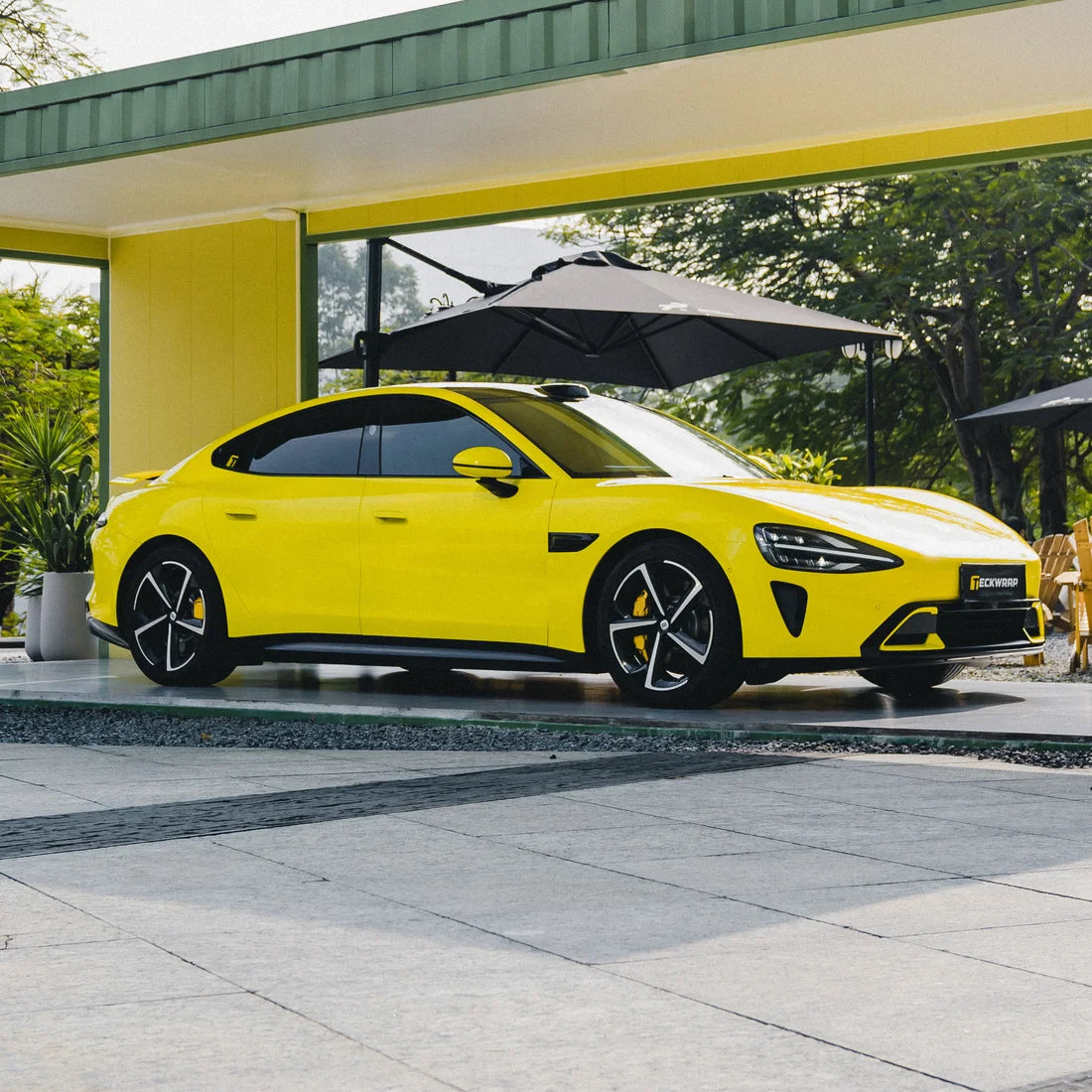 High Gloss Louvre Yellow Vinyl Wrap (CG43-HD)
