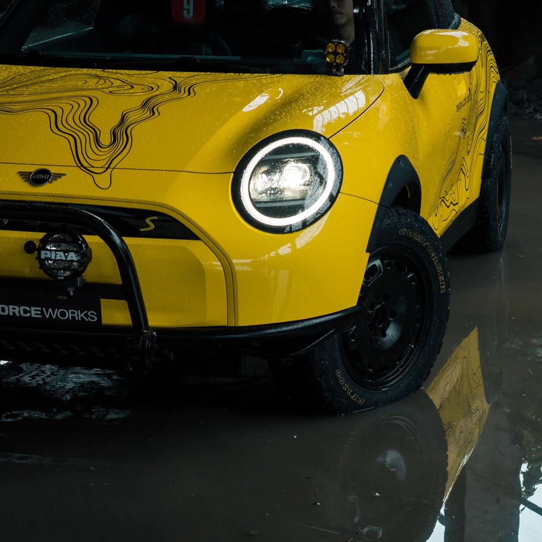 High Gloss Sunray Yellow Vinyl Wrap (CG44-HD)
