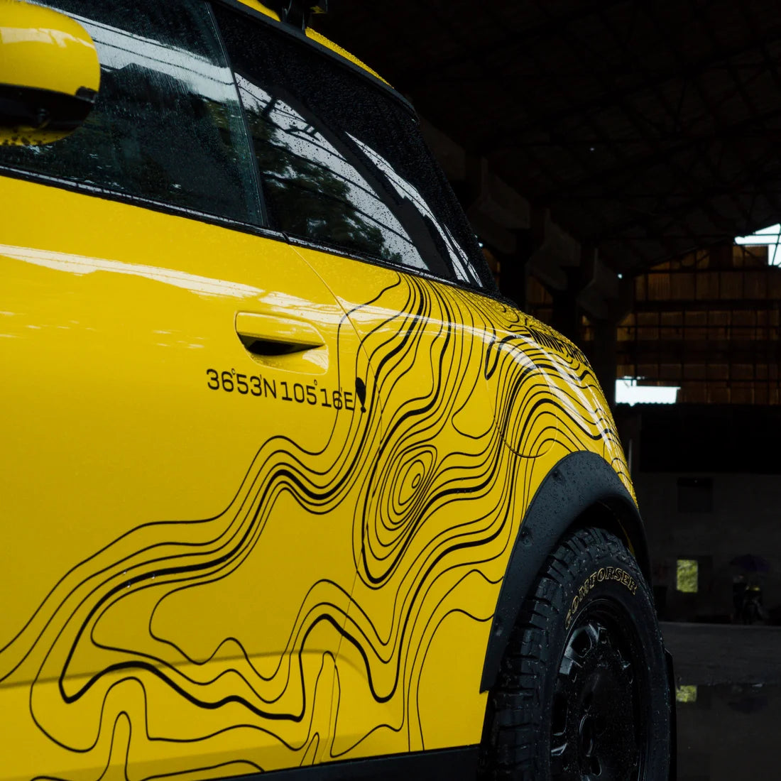 High Gloss Sunray Yellow Vinyl Wrap (CG44-HD)