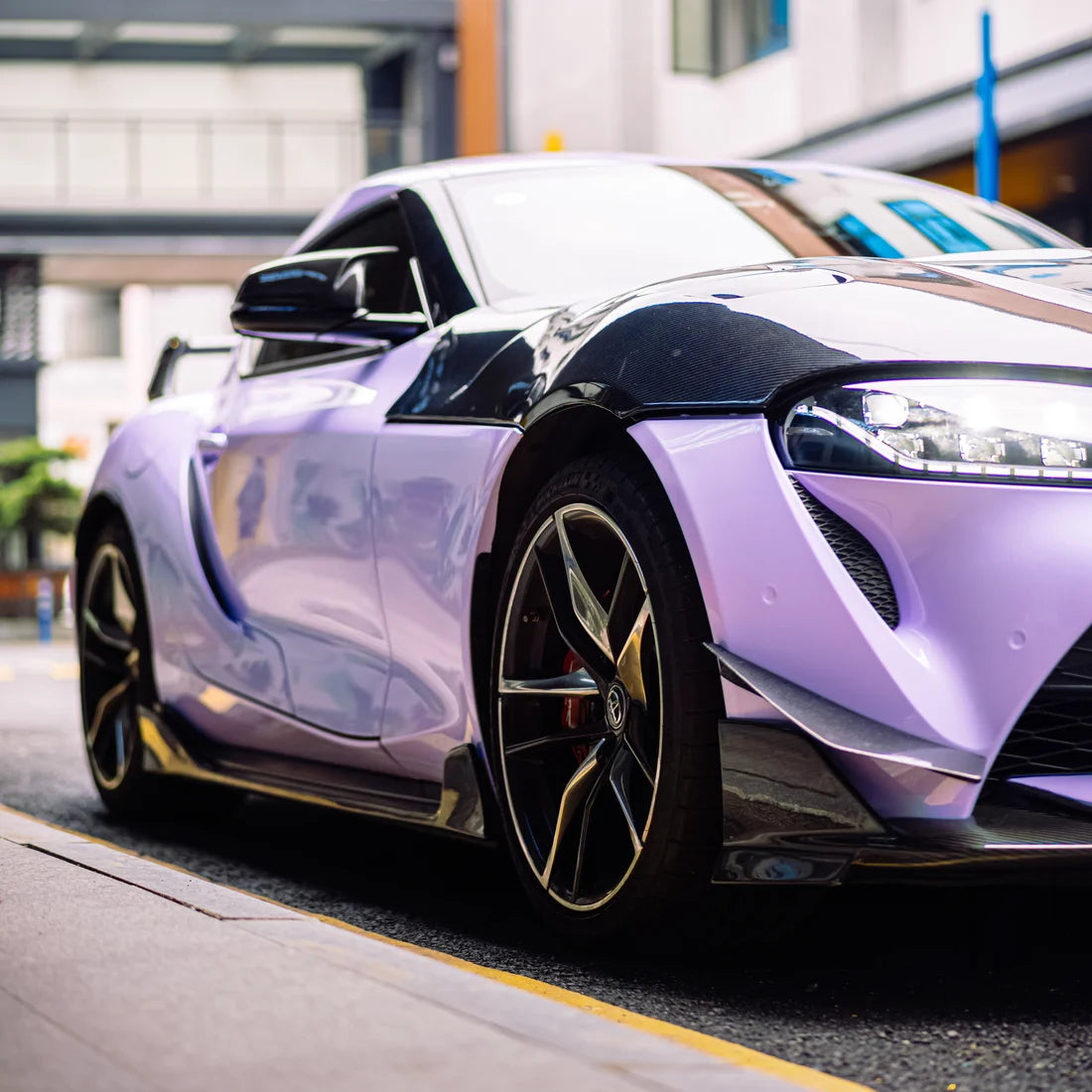 High Gloss Spanish Lavender Vinyl Wrap (CG48-HD)
