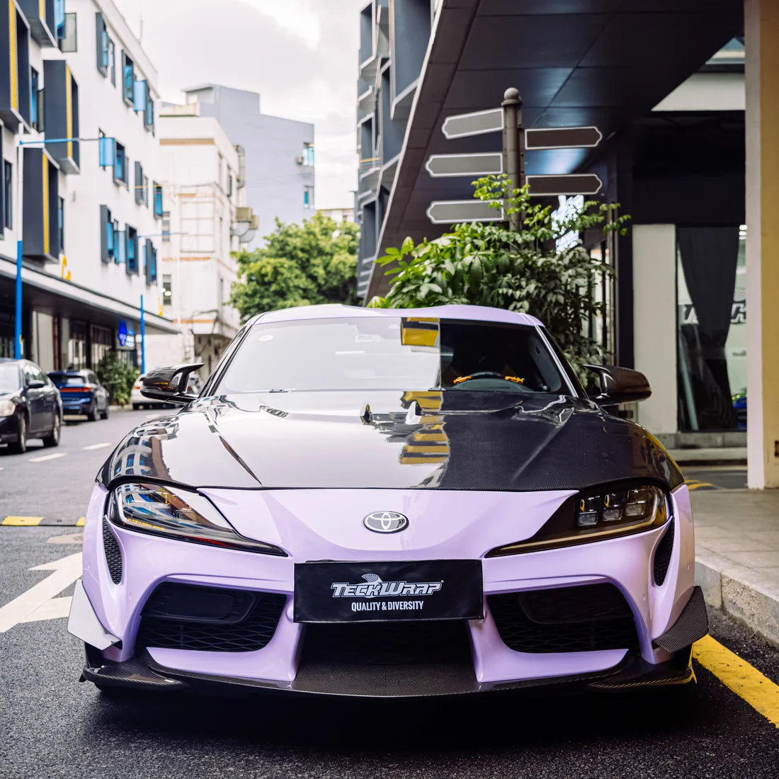 High Gloss Spanish Lavender Vinyl Wrap (CG48-HD)