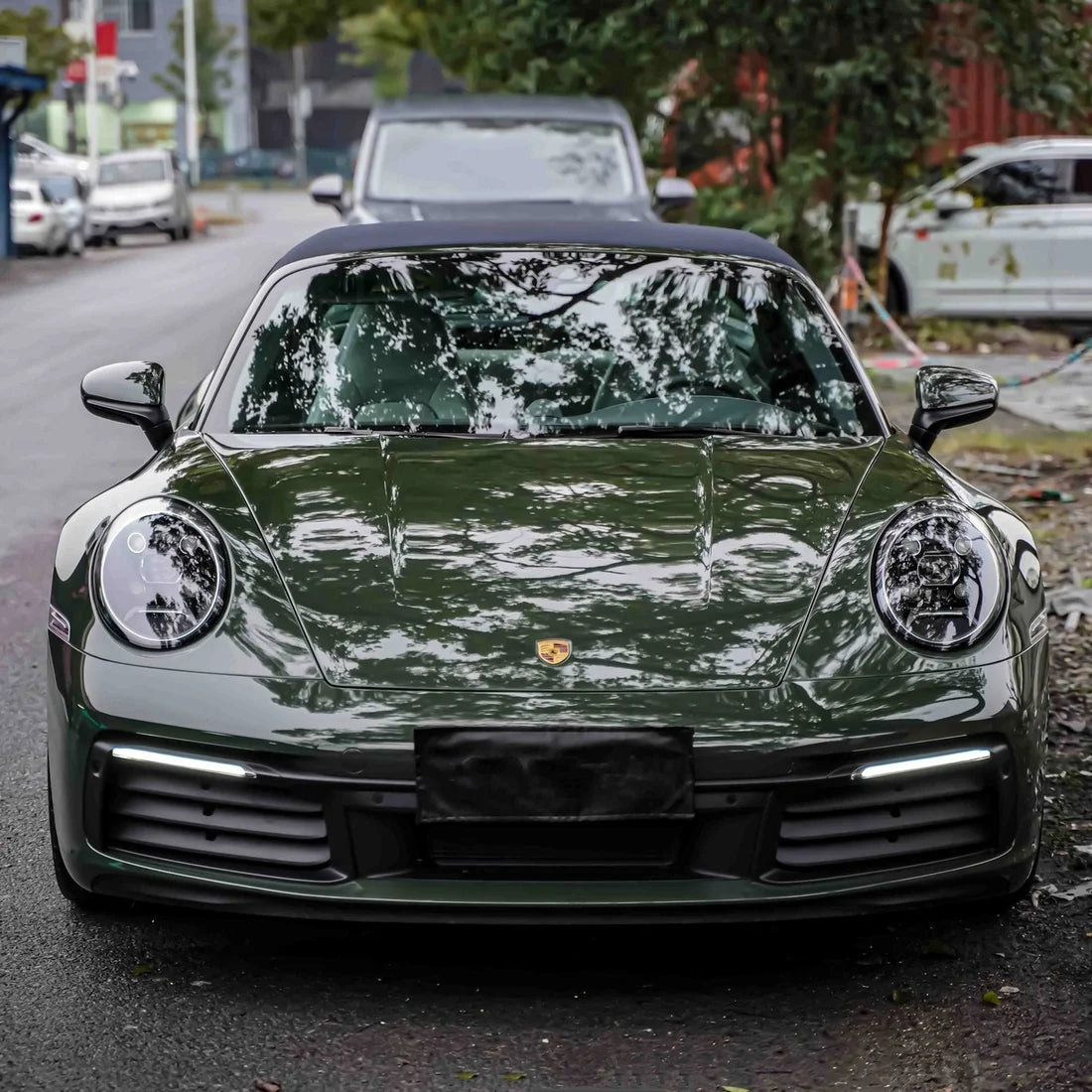 High Gloss Camouflage Green Vinyl Wrap (CG51-HD)