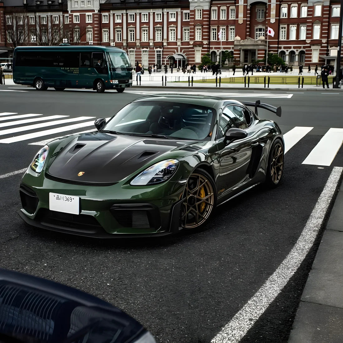 High Gloss Camouflage Green Vinyl Wrap (CG51-HD)