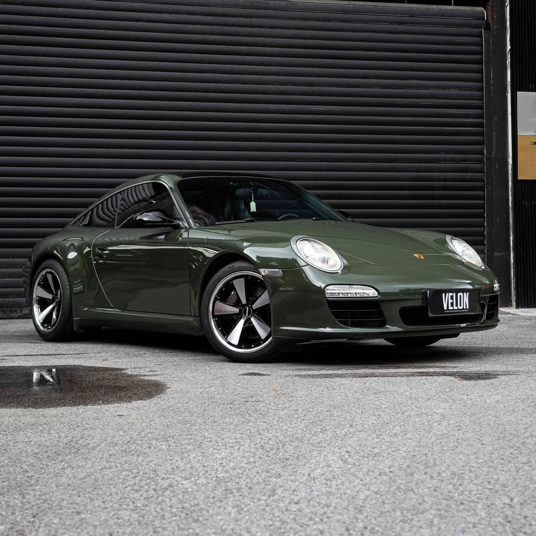High Gloss Camouflage Green Vinyl Wrap (CG51-HD)
