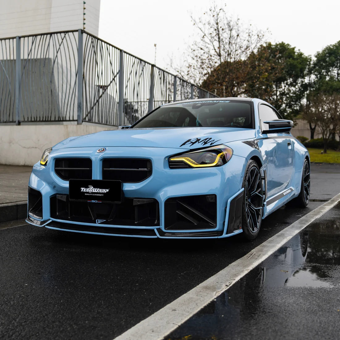 High Gloss Baby Blue Vinyl Wrap (CG58-HD)