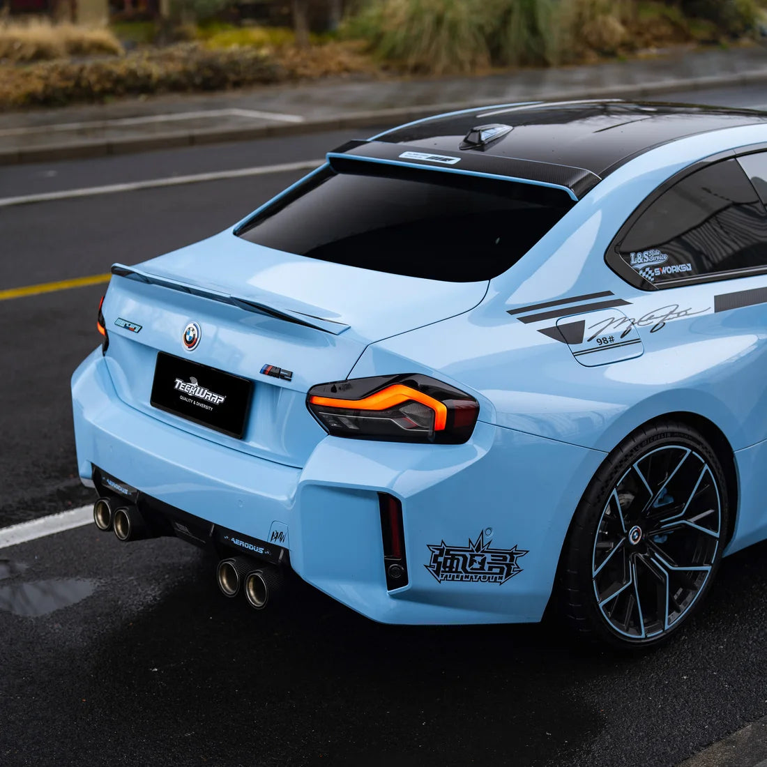 High Gloss Baby Blue Vinyl Wrap (CG58-HD)