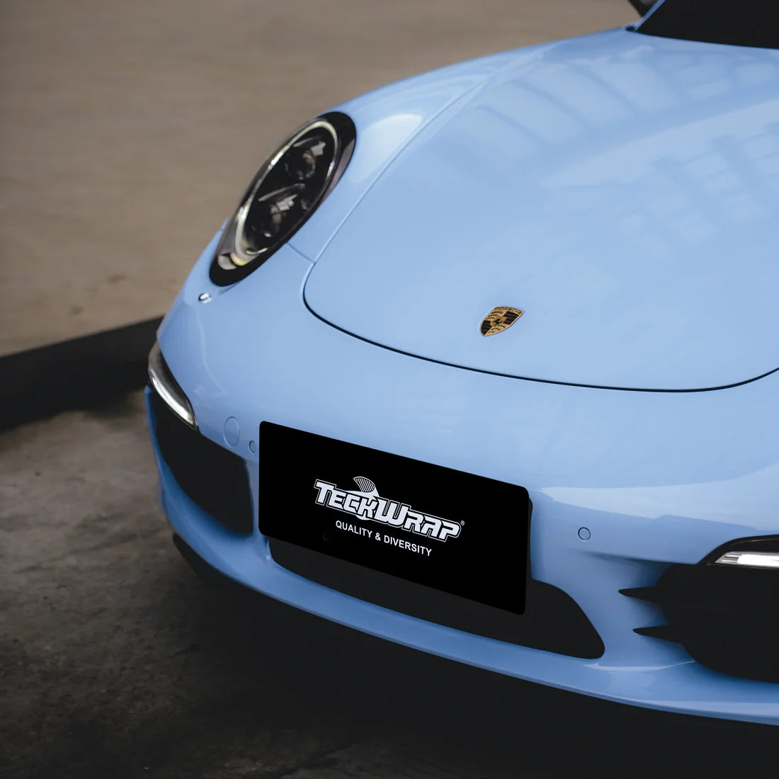 High Gloss Baby Blue Vinyl Wrap (CG58-HD)