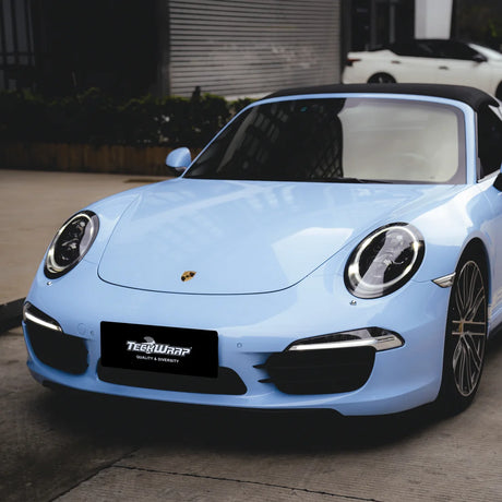 High Gloss Baby Blue Vinyl Wrap (CG58-HD)