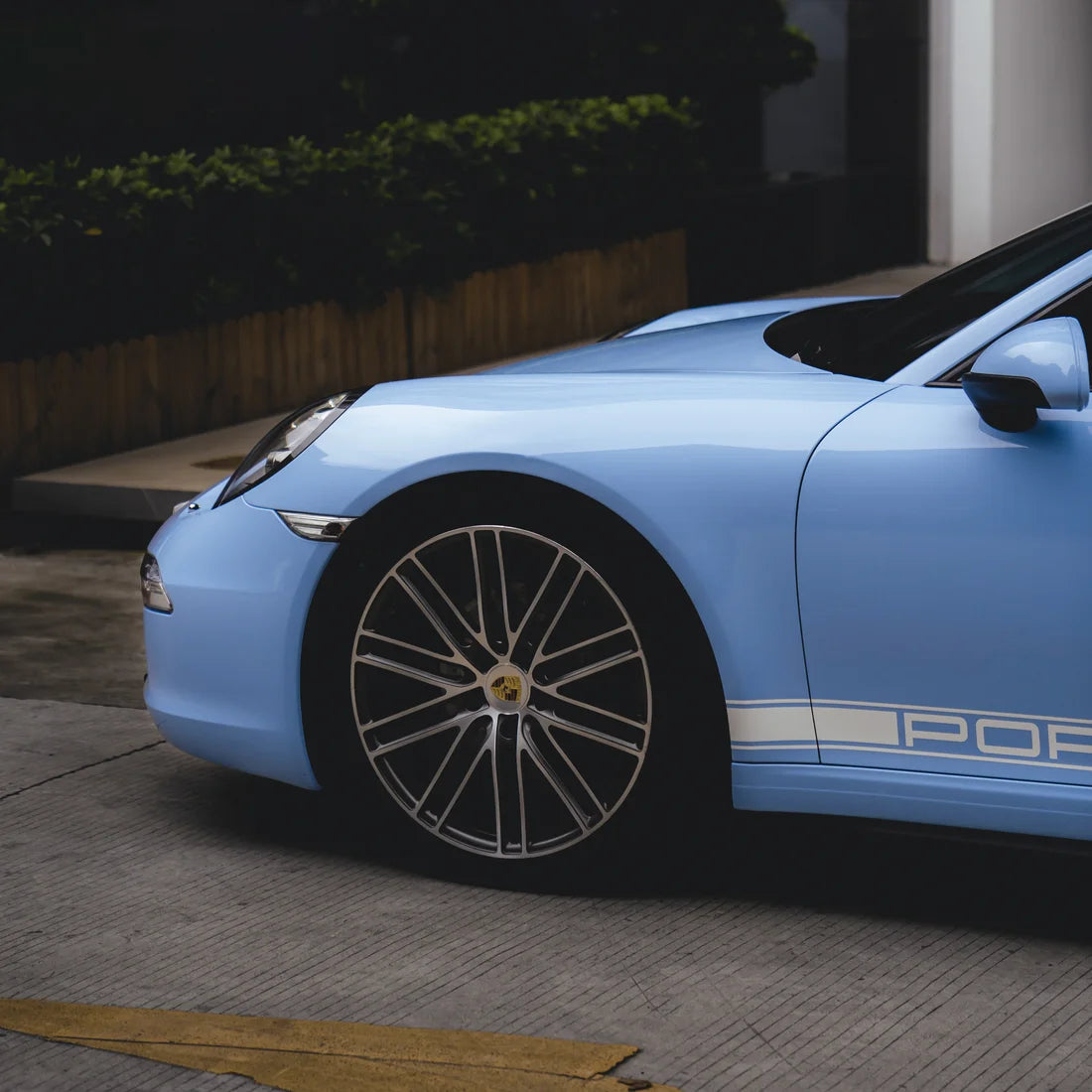 High Gloss Baby Blue Vinyl Wrap (CG58-HD)