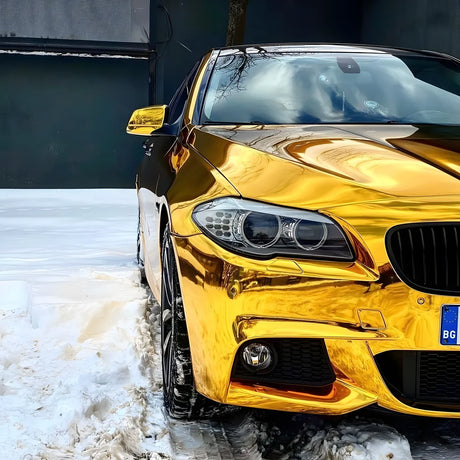 Chrome Yellow Gold Vinyl Wrap (CHM02-HD)