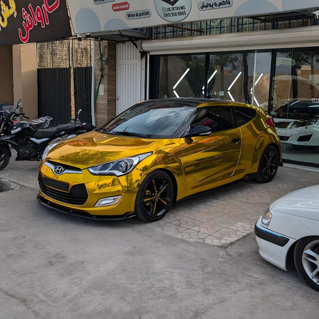 Chrome Yellow Gold Vinyl Wrap (CHM02-HD)