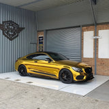 Cromo de ouro amarelo (CHM02-HD) envoltório de vinil