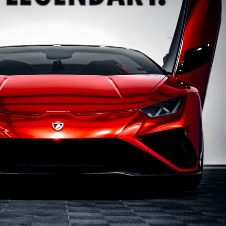 Chrome Cherry Red Vinyl Wrap (CHM04-HD)