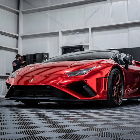 Chrome Cherry Red Vinyl Wrap (CHM04-HD)