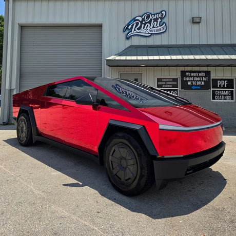 Chrome Cherry Red Vinyl Wrap (CHM04-HD)