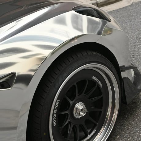 Chrome White Gold Vinyl Wrap (CHM01-HD)