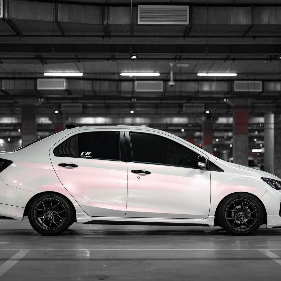 High-Gloss Chameleon Creamrose Pearl Vinyl Wrap (CK523-HD)