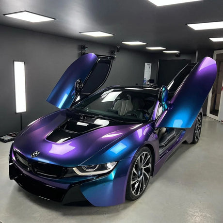 Color Shift Purple Blue Vinyl Wrap (CK892G)