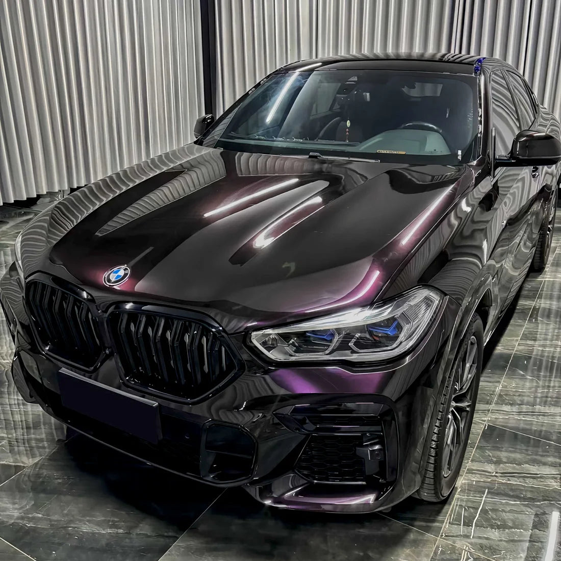 Gloss Black Plum Color PPF (CPX414)
