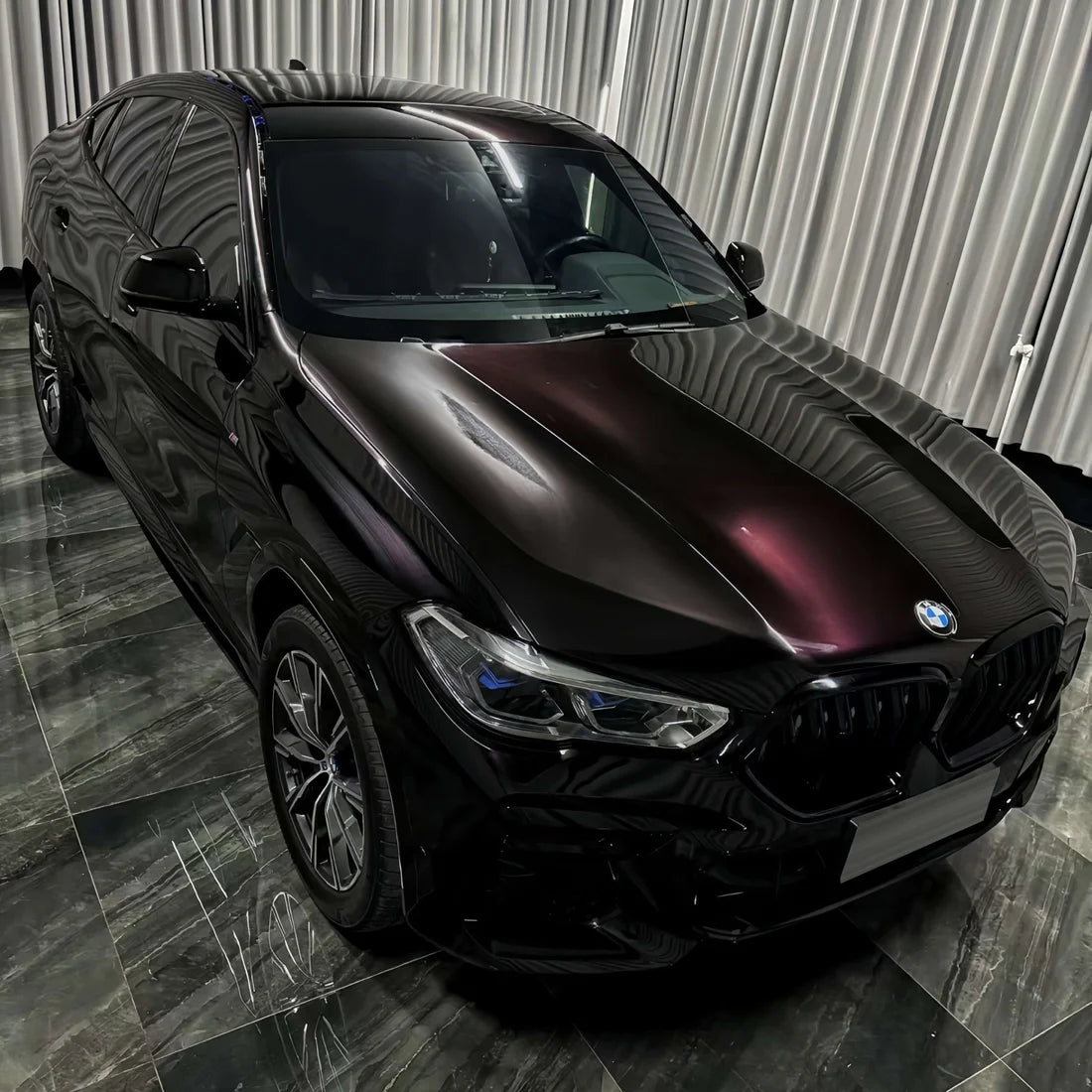 Gloss Black Plum Color PPF (CPX414)
