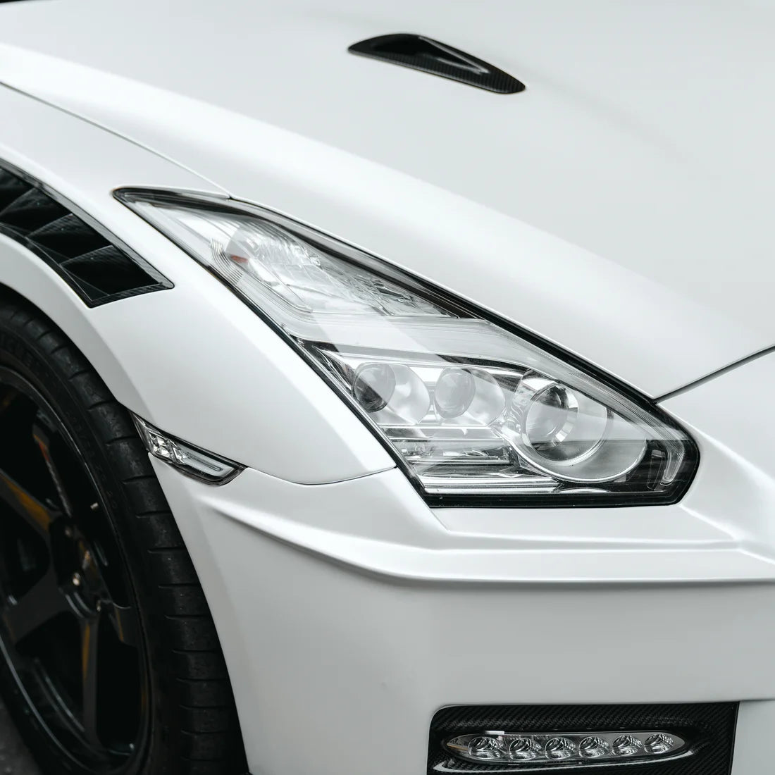 Pearl White Satin-Autofolie (ECH01)