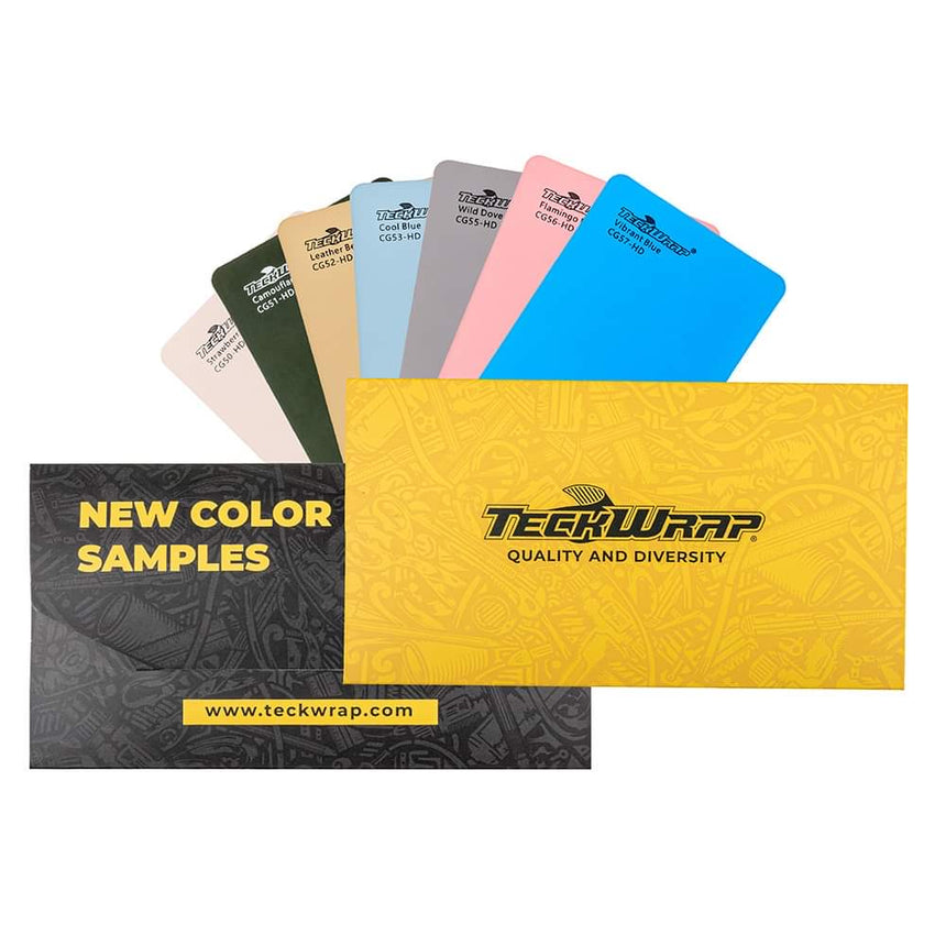 Color Sample Folder Cool Blue Color Samples
