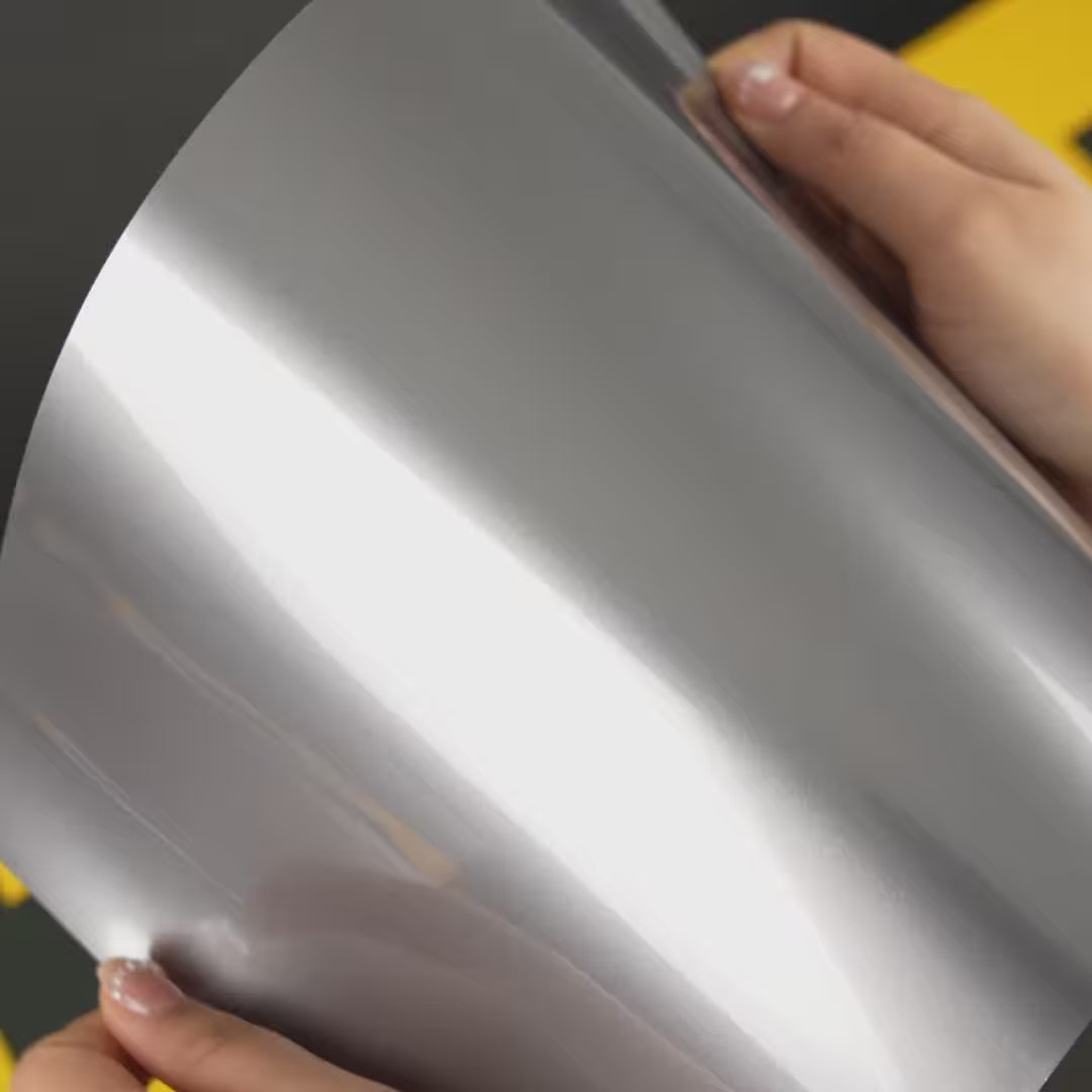 Gloss Atomic Silver Vinyl Wrap – Teckwrap International