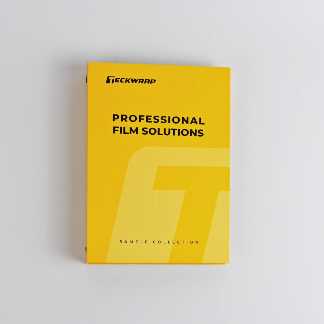 Teckwrap Farbmuster 2025 + Teckwrap PPF & Fenster Film Beispielbuch