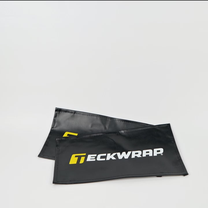 TeckWrap License Plate Cover – durable black protective plate cover with TeckWrap logo for car wrapping and vehicle branding