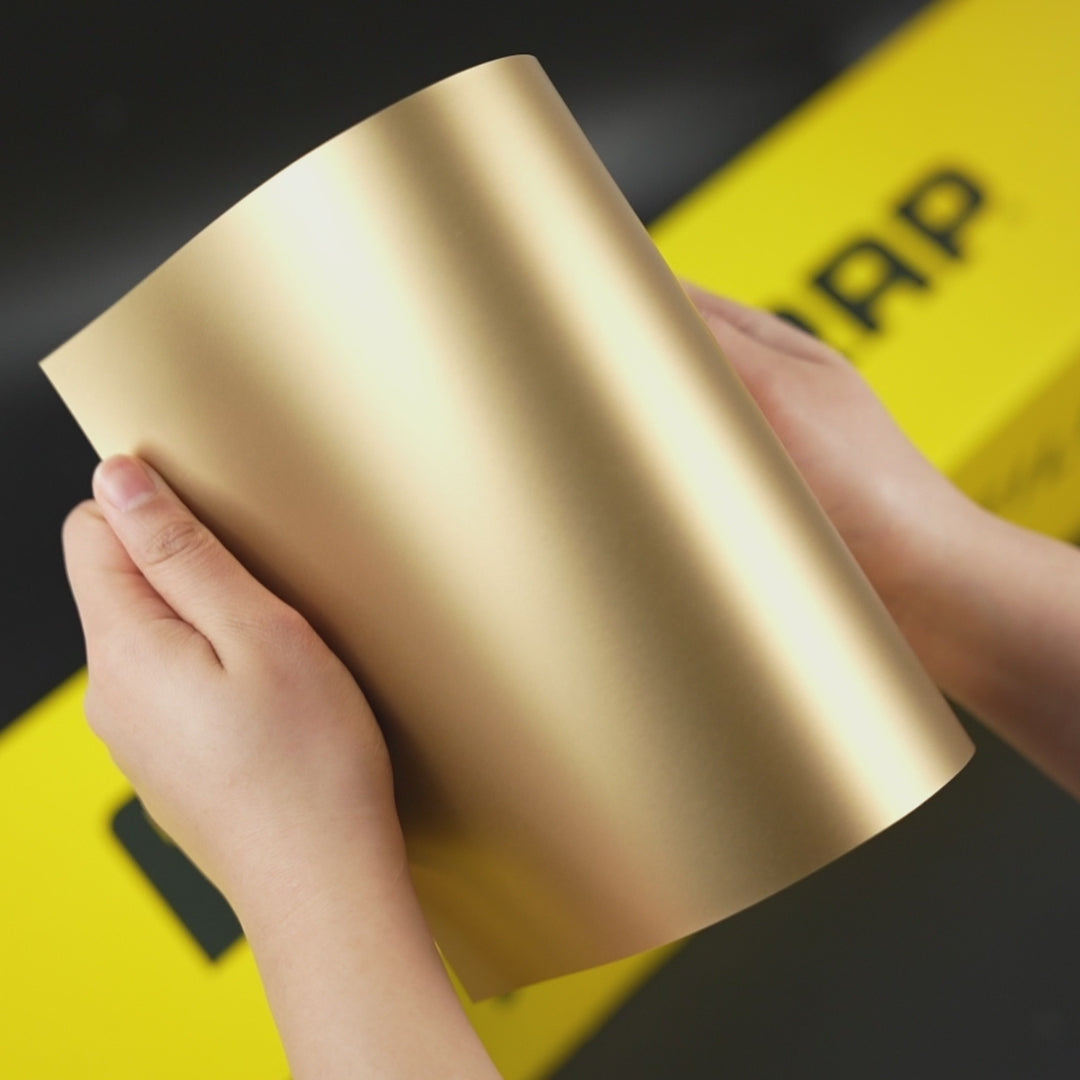サンテクレア-ル　フローライト　ゴ-ルド Satin Metallic Imperial Gold Vinyl Wrap – Teckwrap International