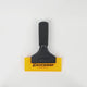 TeckWrap Window Tint Rubber Squeegee – ergonomic short handle tool with yellow edge for car window tint, vinyl wrap, and PPF installation