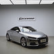 Audi TT with TeckWrap Gloss Stellar Silver Metallic paint protection film (CPX406), finished car in a studio