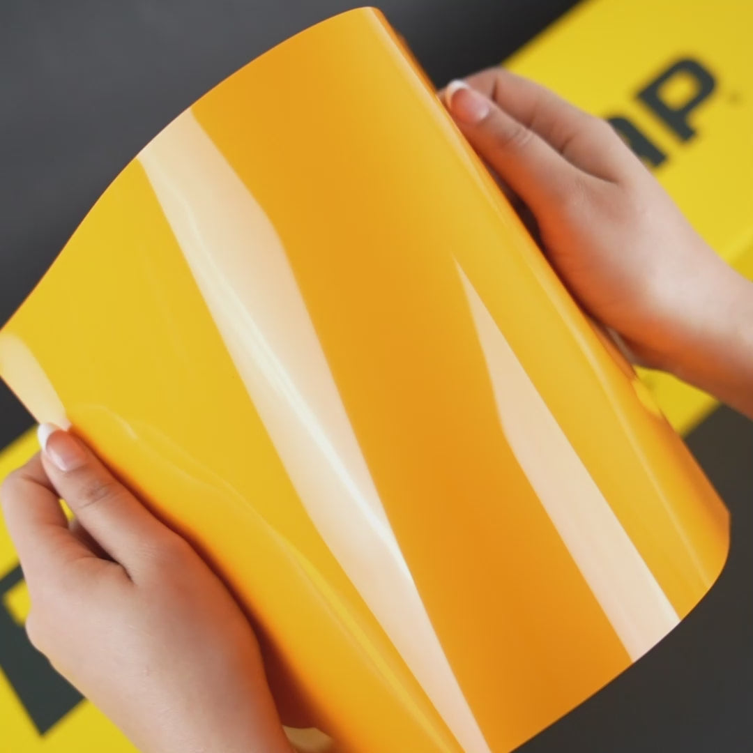 グロス Papaya Orange カーラッピングフィルム – Teckwrap International