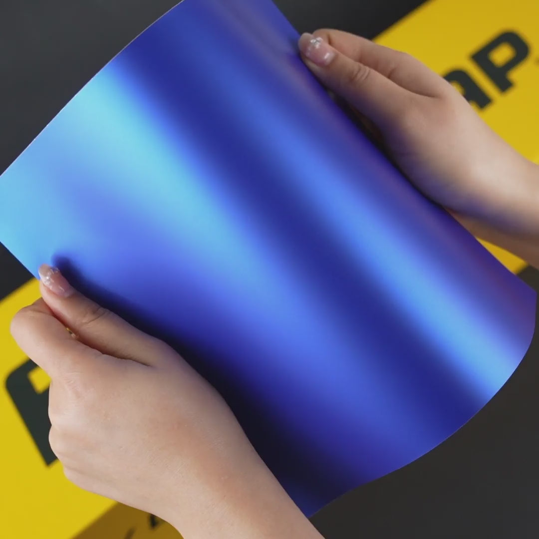 Satin Metallic Admiral Blue Vinyl Wrap – Teckwrap International