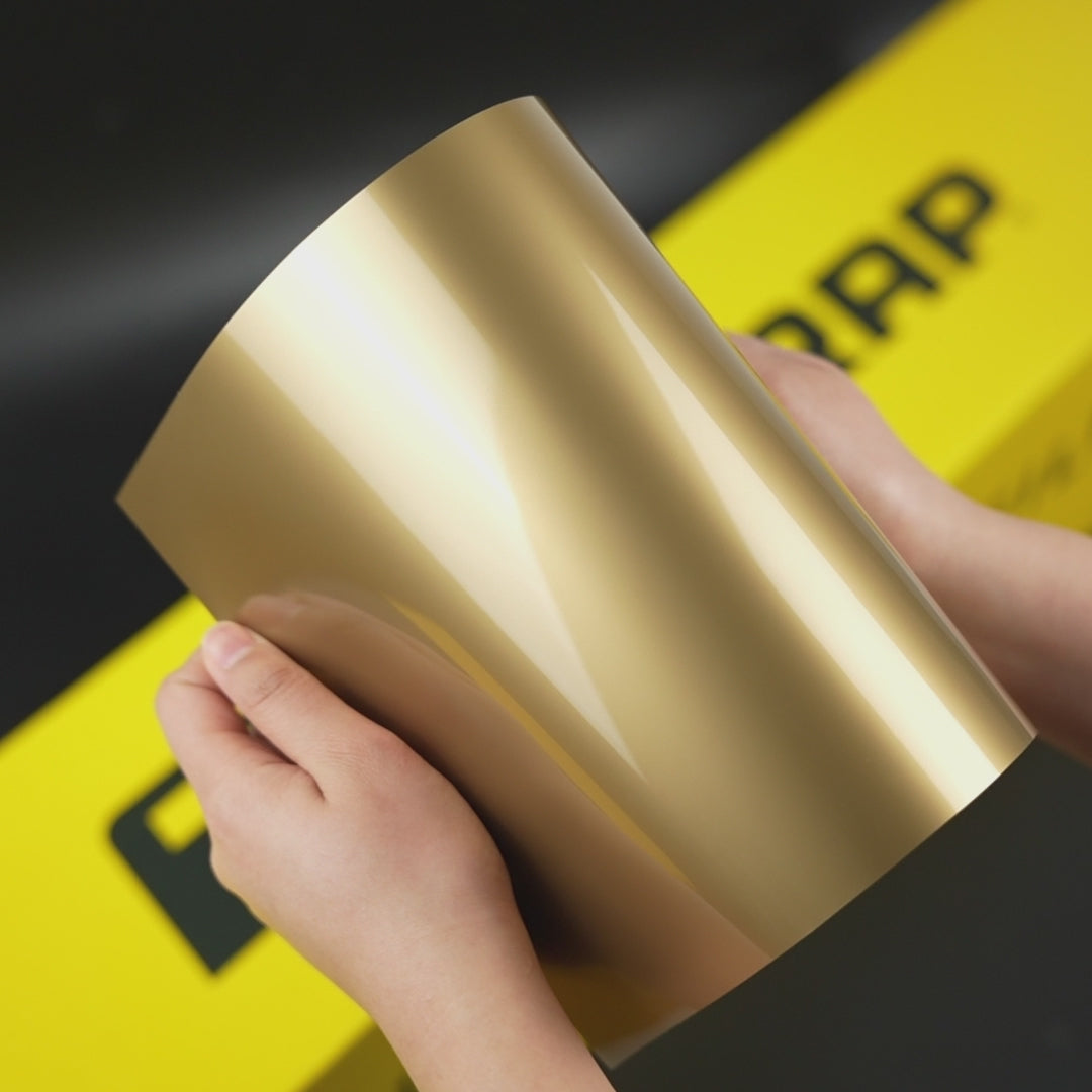 Amber Gold Vinyl Wrap GAL35-HD – Teckwrap International