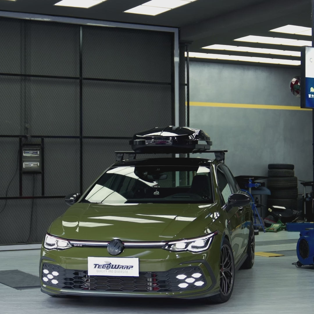 Super Gloss Green Khaki Green Vinyl Wrap (CG29-HD) – Teckwrap
