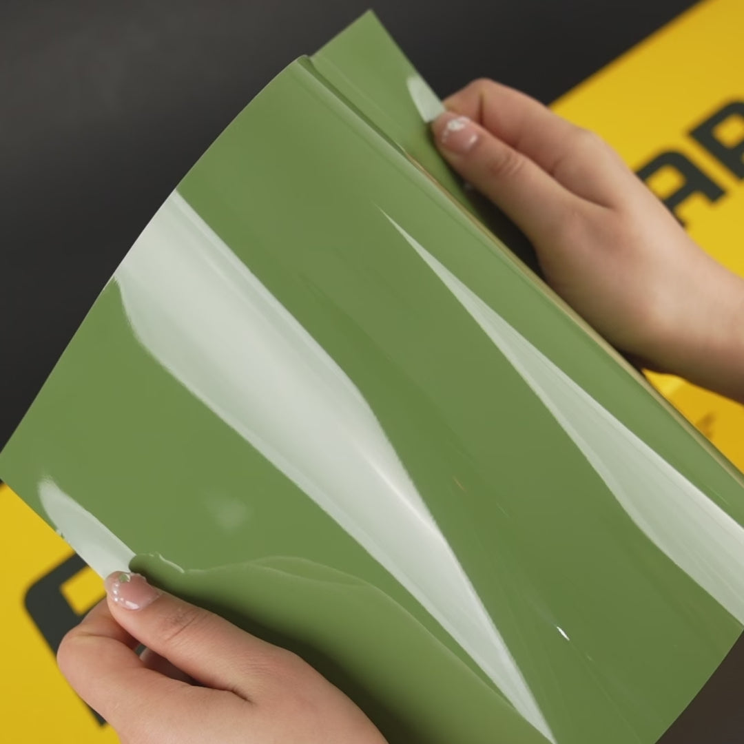 Gloss Green French Olive Vinyl Wrap – Teckwrap International