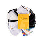 Full TeckWrap Clear PPF and Window Film Sample Book set with fanned sample pages for paint protection and window tint films